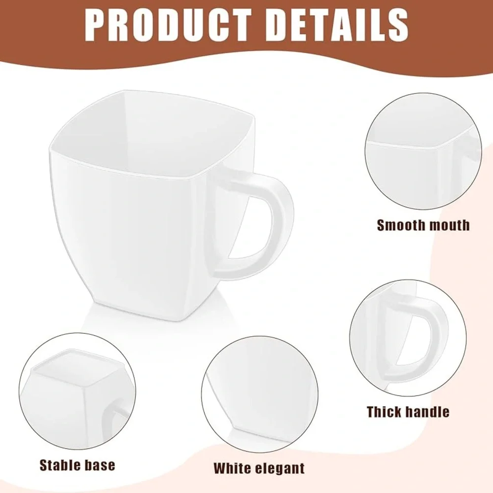 50pcs miniature Disposable Tea cups